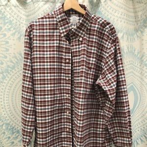 Brooks Brothers casual plaid button down - XL